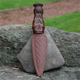 (SD4) Brown Thistle Sgian Dubh