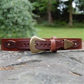 (HSB2) Western Hand-stitched Leather Belt