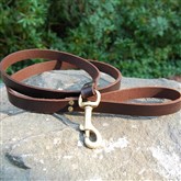 (DL3) Buffalo Leather Dog Lead