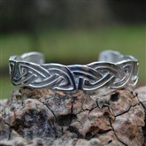 (PB3) Celtic Pewter Bangle