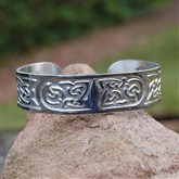 (PB5) Celtic Pewter Bangle