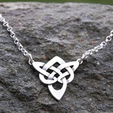 (SCP23) Silver Celtic Necklace