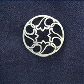 (SCB12) Celtic Art-Nouveau Brooch