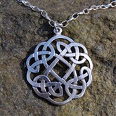 (SCP13) Chunky Silver Celtic Pendant