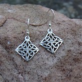 (SCE5) Silver Celtic Earrings