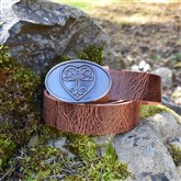 (CB003b) Antiqued Celtic Tree of Life Belt