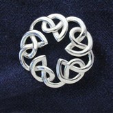 (SCB9) Silver Celtic Brooch