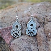 (SCE9) Silver Celtic Earrings