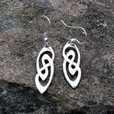 (SCE31) Silver Celtic Earrings