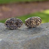 (CUF14) Oval Cufflinks