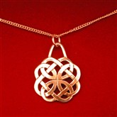 (GP4) Gold Celtic Pendant