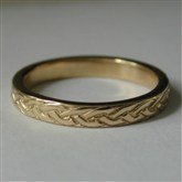 (GR23) Gold Breton Ring
