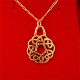 (GP5) Gold Celtic Pendant