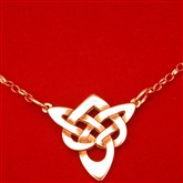 (GN4) Gold Celtic Tri-Necklace