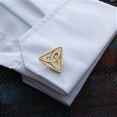 (CUFG4) Celtic Triangular Cufflinks