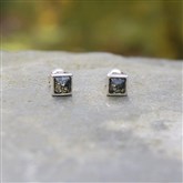 (AES13) Small Amber Studs