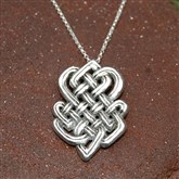 (ART13) Heavy Silver Celtic Pendant