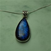 (LTP1) Silver Labradorite Pendant