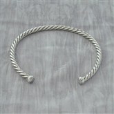 (SCP12) Heavy Silver Celtic Torc