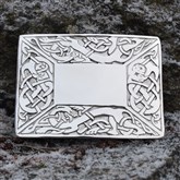 (KB05) Pewter Zoomorphic Kilt Buckle