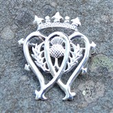 (SCB3b) Silver Luckenbooth Brooch