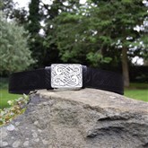 (CKB14) Black Zoomorphic Kilt Belt