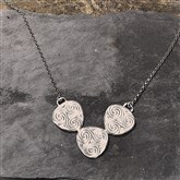 (SCP36b) Silver Newgrange Necklace