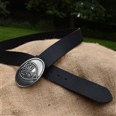 (CB003) Celtic Tree of Life Pewter buckled Belt