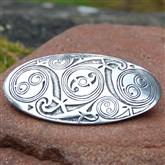 (HS5) Pewter Celtic Hairslide