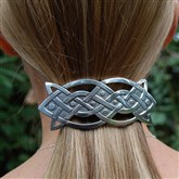 (HS9) Large Filigree Celtic Hairslide