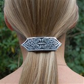 (HS2) Pewter Celtic Birds Hairslide