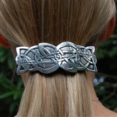 (HS6) Pewter Celtic Hairslide