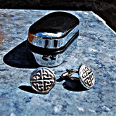 (CUF3) Round Celtic Cufflinks