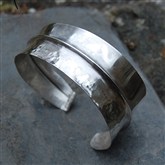 (SF1) Original folded Silver Bangle SOLD!