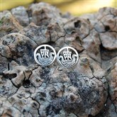 (SCE10) Silver Viking Studs