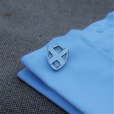 (CUF10) Saltire Cufflinks