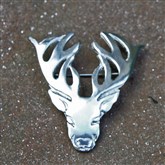 (SCB003) Pewter Celtic Stag Brooch