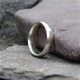 (STR7) Plain Silver Ring