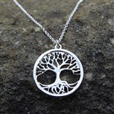 (SCP01) Silver Tree of Life Pendant