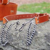 (SS1) Leather & Chain Sporran Straps