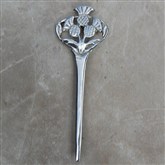 (KP8) Large Thistle Kilt Pin