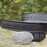 (PB006) Viking Pewter Buckle Celtic Belt