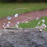 (CT5) Silver Celtic Leaves Tiara